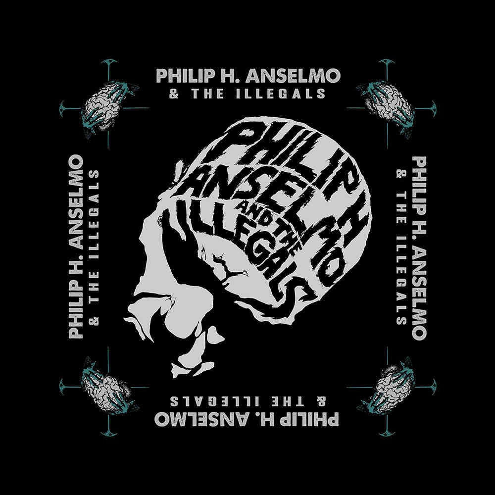 Phil H. Anselmo & The Illegals - Face Bandana - Zwart